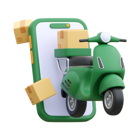 Online Delivery  3D Icon