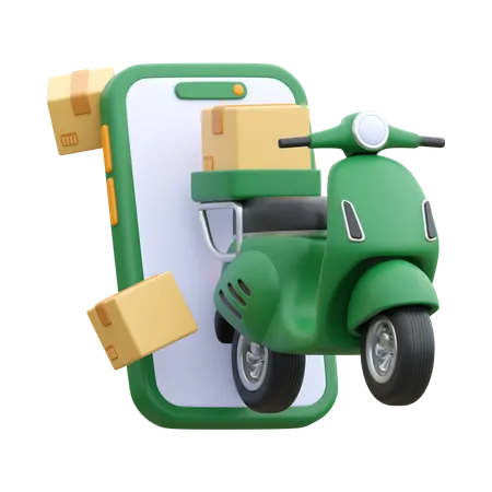 Online Delivery  3D Icon