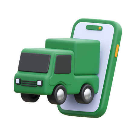 Online Delivery  3D Icon