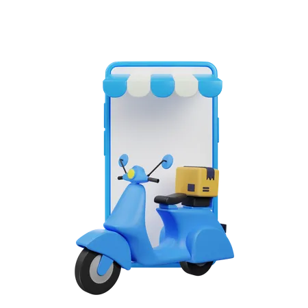 Online Delivery  3D Icon