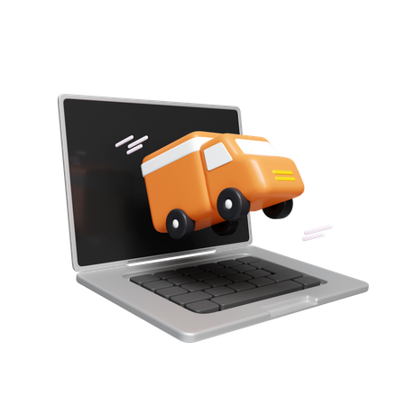 Online Delivery  3D Icon