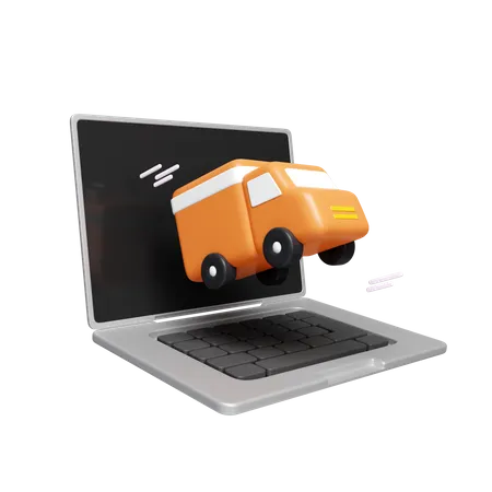 Online Delivery  3D Icon