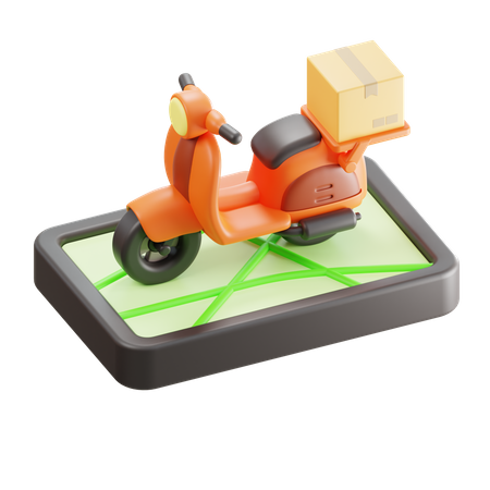 Online Delivery  3D Icon