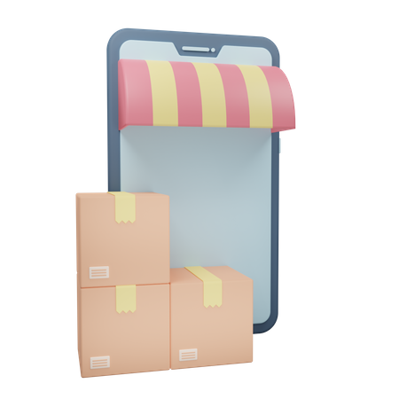 Online Delivery  3D Icon