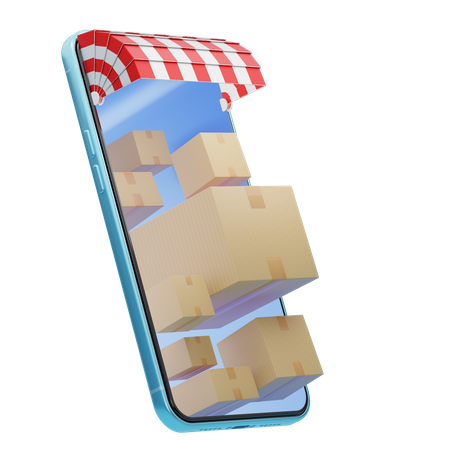 Online Delivery  3D Icon