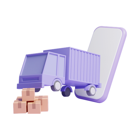 Online Delivery  3D Icon