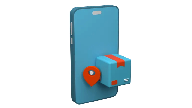 Online Delivery Tracking  3D Icon