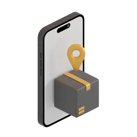 Online Delivery Tracking  3D Icon