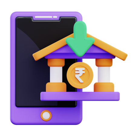 Online Deposit  3D Icon