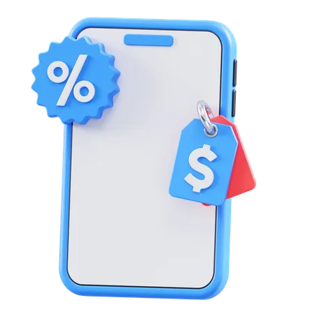 Online Discount  3D Icon