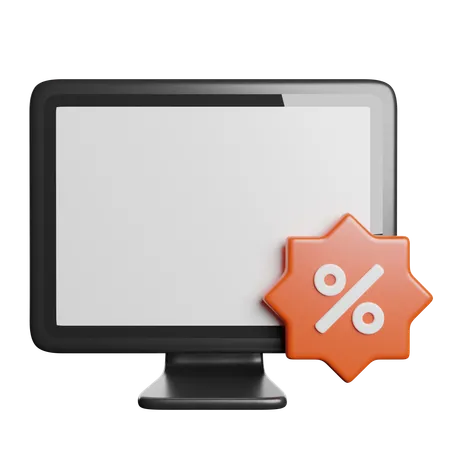 Display Sale Promotion 3D Icon