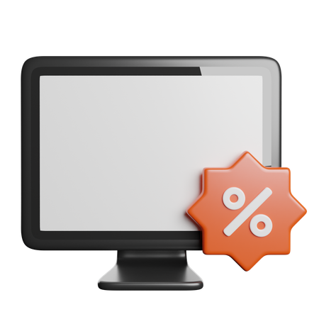 Online Discount  3D Icon