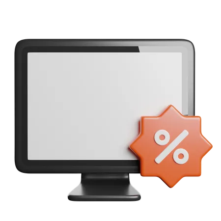 Online Discount  3D Icon