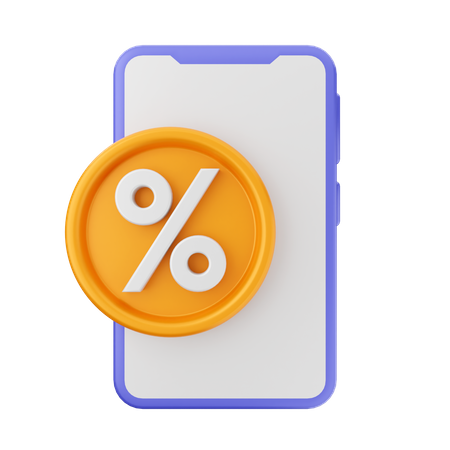 Online Discount  3D Icon