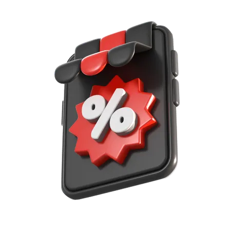 Online Discount  3D Icon