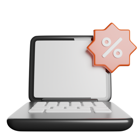 Online Discount  3D Icon