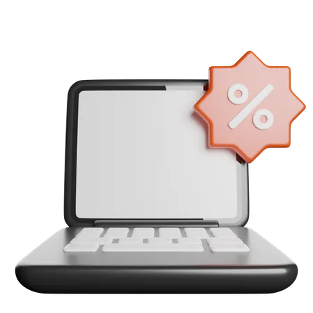 Online Discount  3D Icon