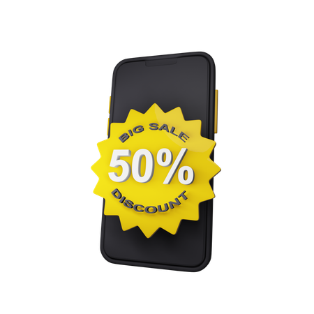 Online Discount  3D Icon