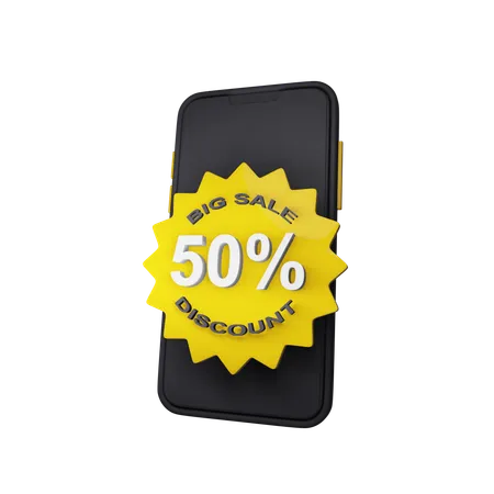 Online Discount  3D Icon