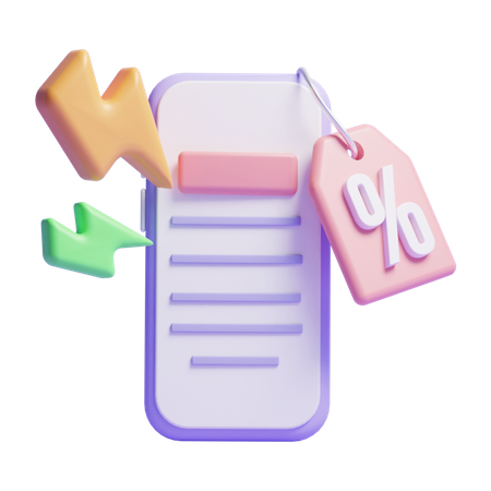 Online Discount  3D Icon