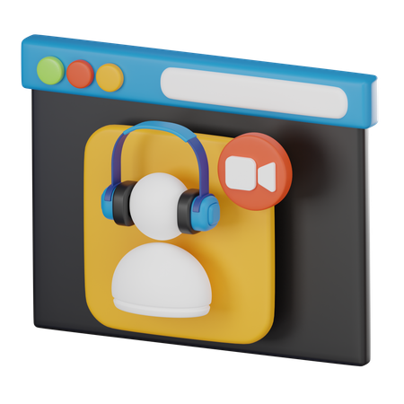 Online Discussion  3D Icon
