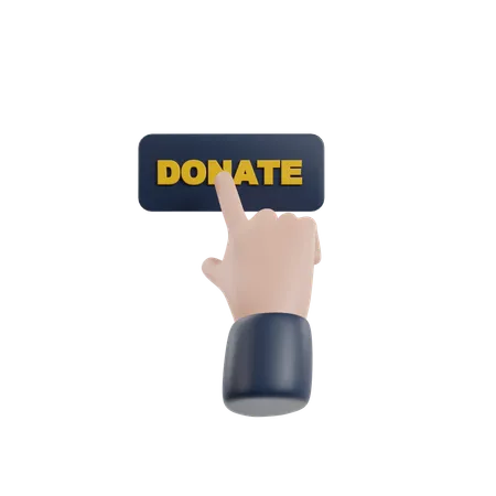 Online donation  3D Icon