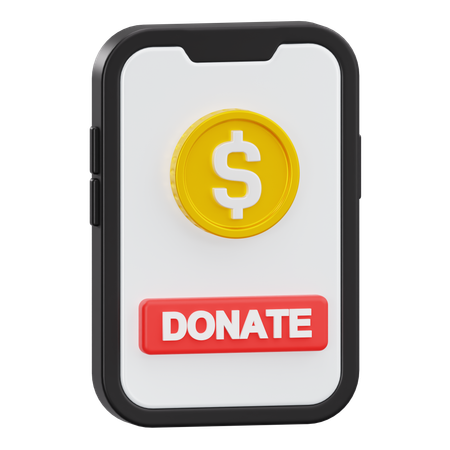 온라인 기부  3D Icon