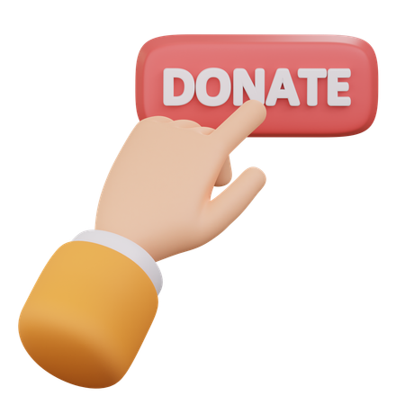 Online Donation  3D Icon