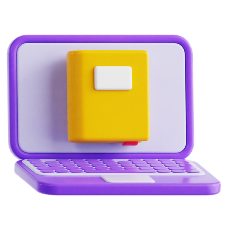 Online Education  3D Icon