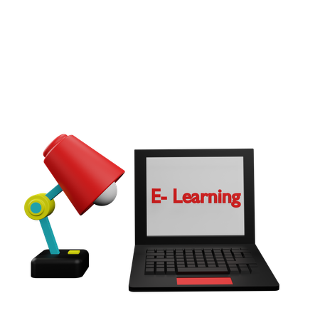 Online Education  3D Icon