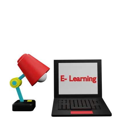 Online Education  3D Icon