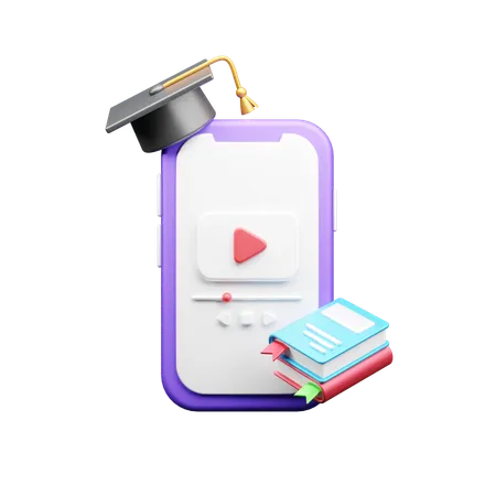 Online Education  3D Icon