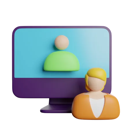 Online Education  3D Icon