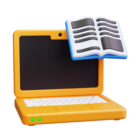 Online Education  3D Icon