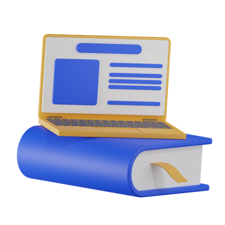 Online Education  3D Icon