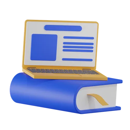 Online Education  3D Icon