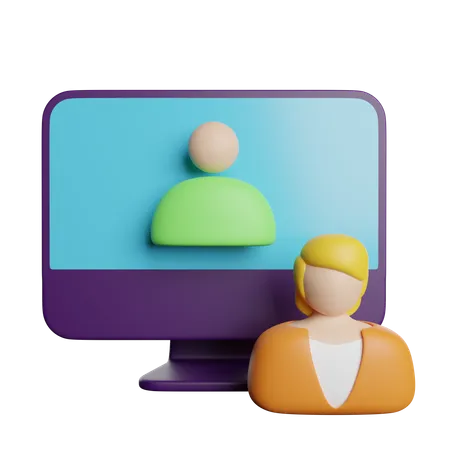 Online Education Learning 3D Icon
