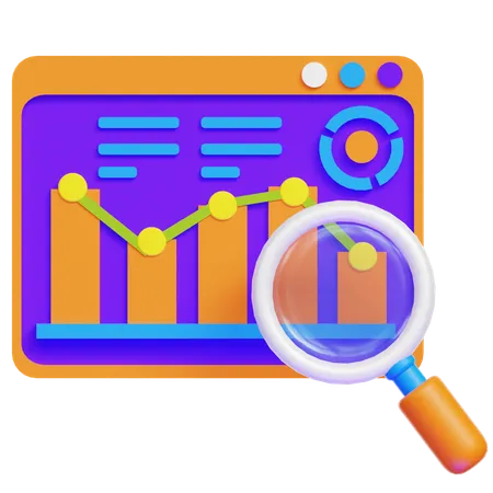 Online Education Research  3D Icon