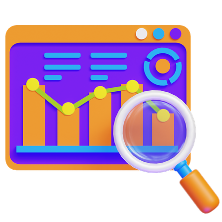 Online Education Research  3D Icon