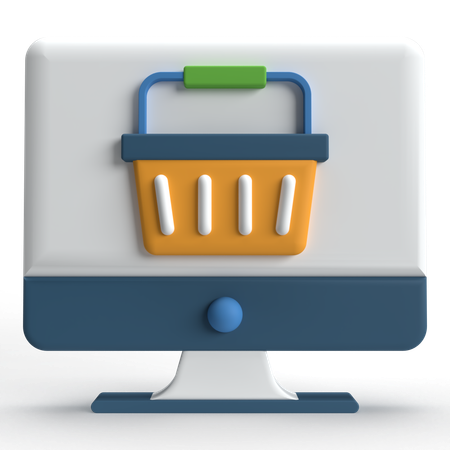 Online Einkaufen  3D Icon