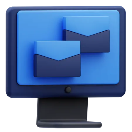 Online Email  3D Icon