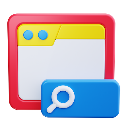 Encontrar on-line  3D Icon