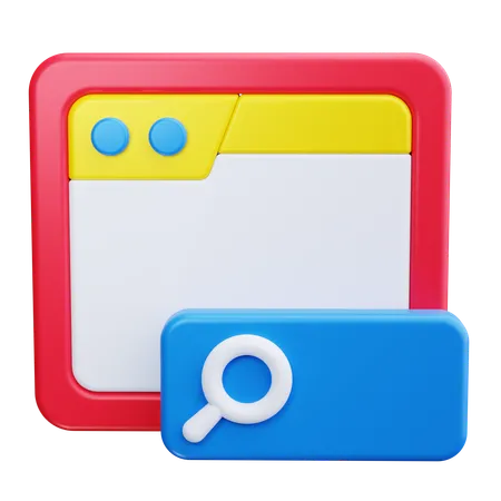 Encontrar on-line  3D Icon