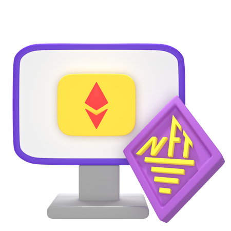 Online Ethereum 3D Icon