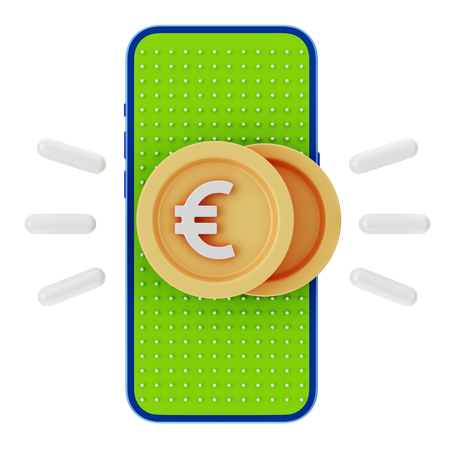 Online Euro  3D Icon