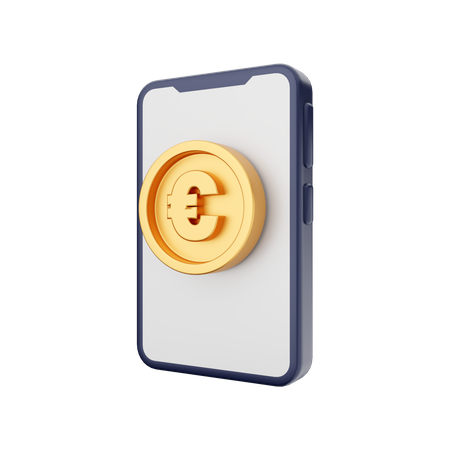 Online Euro  3D Icon