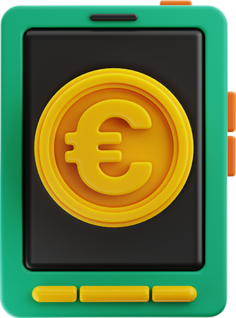 Online Euro  3D Icon