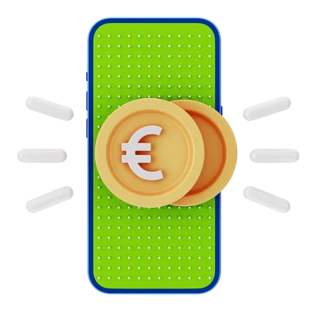 Online Euro  3D Icon