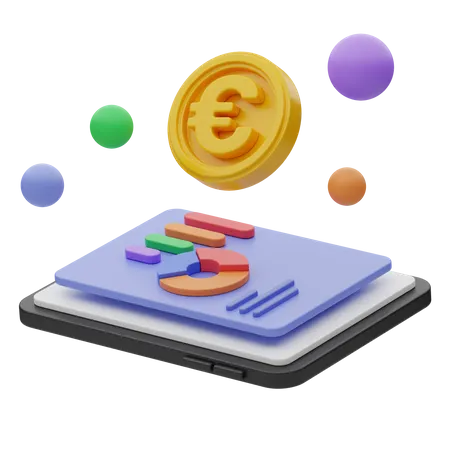 Online-Euro-Analyse  3D Illustration