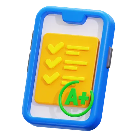 Online Exam  3D Icon